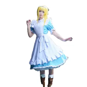 New Anime Sword Art Online Alicization SAO Alice Synthesis Thirty Cosplay Costume Maid Dress Christmas Costumes for Women S-XL