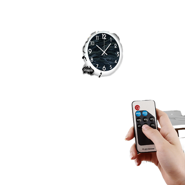 Good Quality Hanging Digital Quartz Wall Clock Battery Operated Contemporary Design Living Room Decor