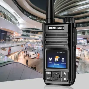 Walkie Talkie GPS 4G, WIFI Mobile POC dua arah Radio Handy jarak jauh 100KM Transceiver PTT Walkie Talkie