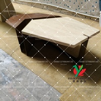 Table basse moderne de luxe, table basse sur mesure pour salon