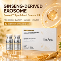 Sérum revitalisant à base d'exosomes de ginseng végétal ExoAion, poudre lyophilisée pour le visage, soin pour les peaux fatiguées, raffermissant, élasticité, éclaircissant