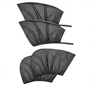 Housse de fenêtre de voiture en nylon extensible haute densité, respirante, protection UV et anti-moustiques, pare-soleil de voiture - Product Image 1