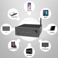 Uzaktan kumanda ile 50W 2-ch ev Stereo alıcı ses ekipmanı/amplifikatörler/hoparlör