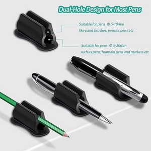 Double Tiers Desk Organizer Pencil Holder and Wall Marker Adhesive Toy Organizer for Living Room Bathroom Kitchen - Product Image 1