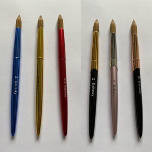 MBA <strong>Beautiful</strong> Premium Kolinsky Acrylic <strong>Nail</strong> <strong>Brush</strong> With Nonpolishing Aluminium Handle - Product Image 2