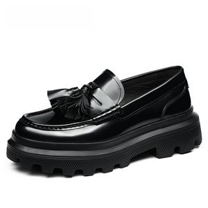 Nouvelles Bottes Oxford en Cuir Véritable Imperméables 2026 pour Hommes, Chaussures à Lacets Lavables, Fabriquées à la Main par Goodyear, Style Rétro Amekaki - Product Image 1