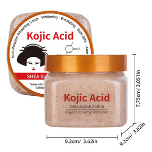 Exfoliante Corporal Natural a Precio de Fábrica al por Mayor, Cuidado de la Piel, Blanqueador, Exfoliante Corporal de Sal de Frutas Orgánicas y Azúcar - Product Image 6