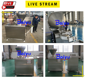 Saucisse certifiée CE à haute efficacité Baiyu faisant la machine Machine <span class=keywords><strong>de</strong></span> remplissage <span class=keywords><strong>de</strong></span> saucisses pour l'usine <span class=keywords><strong>de</strong></span> traitement <span class=keywords><strong>de</strong></span> la viande - Product Image 2
