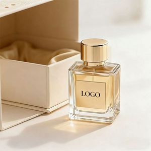 High-quality Custom Magnetic Cap 100ml square <b>Empty</b> Spray Perfume Luxury Unique Glass Bottle with <b>Box</b> Packaging - Product Image 3