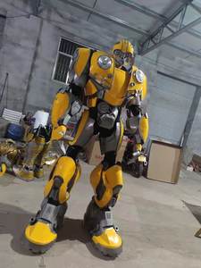 Disfraz de Cosplay Unisex de Tamaño Real de Transformer <span class=keywords><strong>Bumble</strong></span> <span class=keywords><strong>Bee</strong></span> - Robot Bailarín Moderno para Carnaval y Halloween - Product Image 3