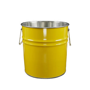 Seau d'emballage alimentaire de 30 L en tôle, avec doubles poignées, vente directe d'usine, couleur personnalisée, seau métallique de 30 L avec couvercle - Product Image 1