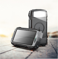 Batterie externe portable solaire étanche au lithium polymère à charge rapide PD 20W, 30000mAh 20000mAh, double USB Micro USB, la plus vendue