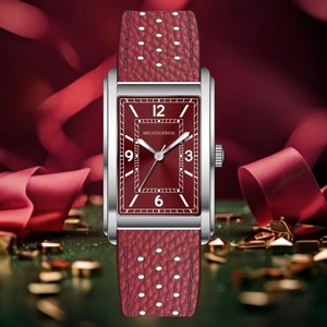 New Fashion 28MM Square <b>Watch</b> for Men VH31 Movt Sports <b>Watches</b> Blue Stainless Steel Sapphire Crystal Waterproof - Product Image 2