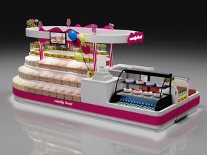 Quiosco <span class=keywords><strong>de</strong></span> Exhibición <span class=keywords><strong>de</strong></span> Dulces, Quiosco <span class=keywords><strong>de</strong></span> Algodón <span class=keywords><strong>de</strong></span> Azúcar, Diseño <span class=keywords><strong>de</strong></span> Puesto <span class=keywords><strong>de</strong></span> Dulces en Venta - Product Image 5