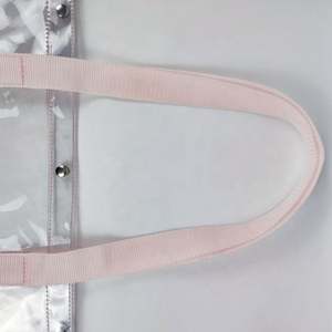 Bolsa de Pvc con asa Bolsas de asas de Pvc con logotipo impreso personalizado Bolsa de compras de viaje de Pvc - Product Image 6