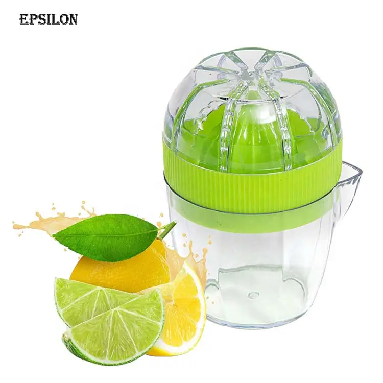 Epsilon Durable Food Grade Plastic Manual Mini Household Lemon Orange Juice Press