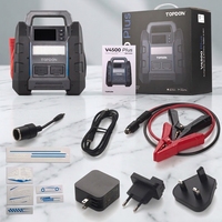 TOPDON V4500 Plus Démarreur de batterie et testeur de système 2-en-1 4500A, 32000mAh, 120Wh, pour moteurs essence/diesel jusqu'à 16L