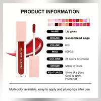 Rouge à Lèvres Liquide Multicolore Longue Tenue Scintillant et Hydratant, Cosmétiques en Marque Blanche