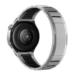 Bracelets de montre en caoutchouc bicolores premium Win-Win, respirants, avec fermoir déployant pour <span class=keywords><strong>Samsung</strong></span> <span class=keywords><strong>Galaxy</strong></span> Watch 4 44 mm - Product Image 3
