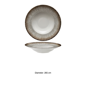 Tazón para Pasta Napoli Crete Ø 26.5 cm, Diámetro Interior 17.5 cm, Diseño Digital Saturnia - Product Image 3