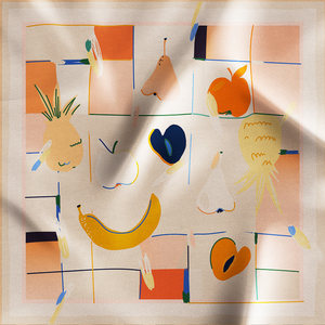 Grand <span class=keywords><strong>carré</strong></span> <span class=keywords><strong>de</strong></span> <span class=keywords><strong>soie</strong></span> comme les cheveux écharpe tête enveloppement <span class=keywords><strong>de</strong></span> cou en satin bandana personnalisé pour femmes à la mode - Product Image 6