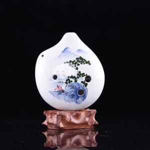 Ocarina en céramique de haute qualité à 6 trous, tonalité F alto, pour une performance élégante, recommandée pour les magasins de musique et les écoles - Product Image 1