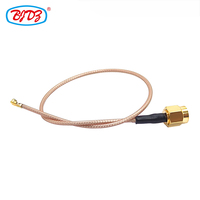 Cable de extensión RF Pigtail de 50 ohmios con conector SMA macho a U.FL UFL1 para cable RG178, ensamblaje de cable de puente