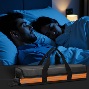 Bolsa Ignífuga a Prueba de Explosiones, Bolsa de Almacenamiento de Baterías Lipo Pequeña, Bolsa de Seguridad para Baterías, Bolsa de Carga para Interiores y Exteriores, Protector de Baterías para Viajes - Product Image 3