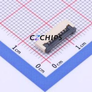 FPC-1.0FX-8PWBH20 FFC/FPC Connector SMD,P=1mm Connector Flip Cover Type Bottom Contact 8P 1mm - Product Image 1