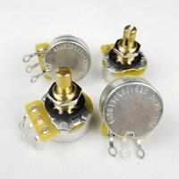 Potentiomètres de guitare en laiton couleur or A250K B250K A500K B500K Potentiomètre de guitare CTS
