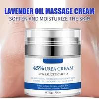 50g peau souple des orteils aux talons crème pour les pieds à l'acide salicylique et à l'urée 2% pour exfolier en douceur les phoques et les peaux mortes