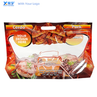 Bolsa de Plástico Laminada con Logotipo Personalizado para Carne Asada, Pollo, Apta para Microondas, Antivaho, para Alimentos