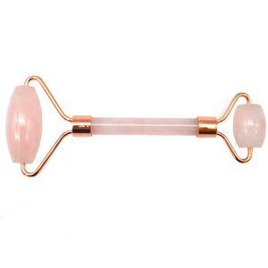 Rouleau de quartz rose de rose de <span class=keywords><strong>jade</strong></span> naturel pour le visage Authentique rouleau facial de quartz de rose, <span class=keywords><strong>masseur</strong></span> de rouleau d - Product Image 2