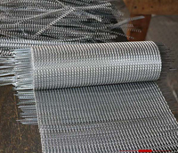 Nueva Malla Transportadora Tejida de Acero Inoxidable 304/316/310S Resistente a Altas Temperaturas para Horno Industrial de Recocido de Vidrio