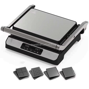 ANWELL Meilleure <span class=keywords><strong>presse</strong></span> à <span class=keywords><strong>panini</strong></span> électrique multi-plaques pour la maison, grill avec plaques amovibles, tout-en-un, gaufres, œufs, petit-déjeuner rapide à la maison - Product Image 5