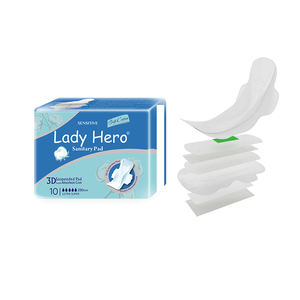 Toallas Sanitarias Nocturnas Molped con Anión, Toallas Sanitarias Extra Largas de 50 cm, Toallas Sanitarias Nocturnas Menstruales Orgánicas a Base de Hierbas - Product Image 3