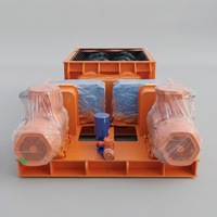 Concasseur à double rouleaux Anode Butts, moteur électrique robuste pour usine de recyclage du carbone