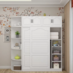 European Style Simple Girls <strong>Wardrobe</strong> with Customized Sliding Door Home Bedroom Customized <strong>Storage</strong> <strong>Unit</strong> Children's <strong>Wardrobe</strong> - Product Image 6