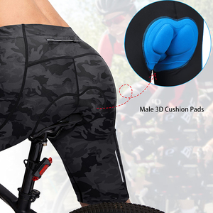 Shorts de vélo pour homme, extensibles, respirants, légers, anti-transpiration, avec rembourrage, pour le sport et les activités de plein air. - Product Image 6