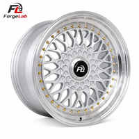 Jantes de voiture de luxe ForgeLab 15 16 17 18 19 pouces en alliage monobloc JDM, jantes multi-rayons, jantes à rayons métalliques