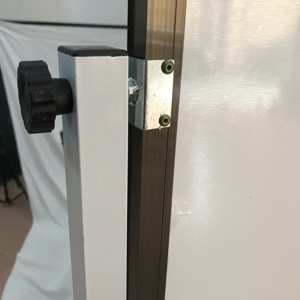 Pizarra Magnética de Doble Cara con Ruedas Mecanum, Soporte de Pizarra Magnética de Aleación de <span class=keywords><strong>Aluminio</strong></span>, Flip Chart para Oficina y Escuela - Product Image 3