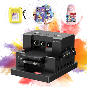 เครื่องพิมพ์ยูวีแบบแท่นราบ Colorsun A3 3250 อัตโนมัติ สำหรับพิมพ์ปากกา ขวด พีวีซี การ์ด หนัง สติ๊กเกอร์ เหมาะสำหรับร้านค้า - Product Image 1