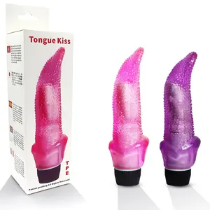 Hot Selling Clitoral Licking Vibrator Nipple Clitoris Tongue Oral Licking Long Tongue Vibrator For Women Orgasm