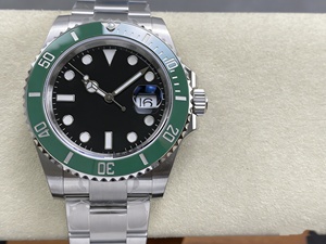 นาฬิกากันน้ำคุณภาพเยี่ยม ขนาด 41 มม. ตัวเรือนเหล็ก 904L เครื่อง VS factory 3235  หน้าปัดเซรามิกสีเขียว นาฬิกาดำน้ำ - Product Image 1