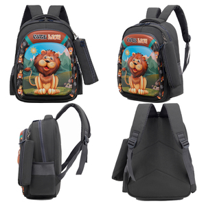 Sacs à dos imperméables HANGJIANG pour écoliers, sacs de voyage d'extérieur, sacs d'école à motif de dessin animé pour enfants garçons et filles - Product Image 4