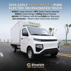 Camión Refrigerado Eléctrico Geely Farizon F1E 2025, Camioneta de Cadena de Frío, 8.63m3, 1135kg de Carga Útil, Entrega Urbana - Product Image 1
