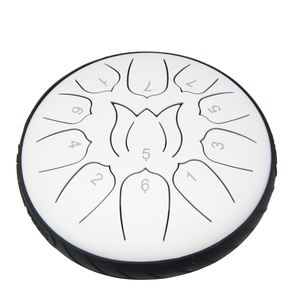 Tambor de Lengüetas de Acero Compacto y Portátil de 6 Pulgadas y 11 Notas, Antideslizante y Ligero, para Acampar al Aire Libre, Viajar y Tocar en Movimiento - Product Image 1