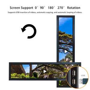 Thanh LCD hiển thị màn hình cửa sổ màn hình quảng cáo 28inch 1920x360 700nits AutoPlay, chia màn hình xách tay siêu rộng màn hình - Product Image 4