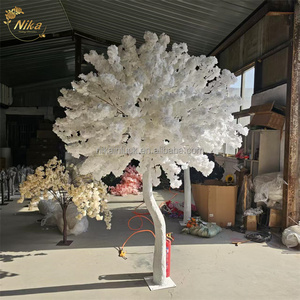 NIKA Arbre de cerisier artificiel violet de 2,4 m de haut, simulation de fleurs de cerisier, centre de table pour décoration de mariage et de fête - Product Image 4
