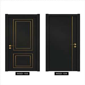 Porte intérieure en bois massif WPC PVC de haute qualité à prix avantageux, design moderne, pré-montée - Product Image 2